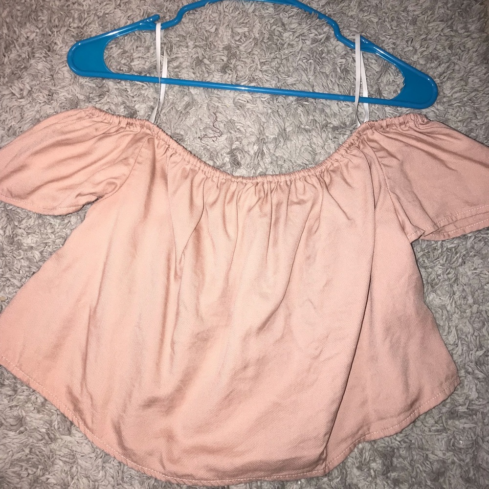 forever21 off the shoulder crop